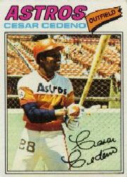 1977 Topps Baseball Cards      090      Cesar Cedeno